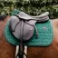 Kentucky Velvet Jumping Saddlecloth - Dark Green
